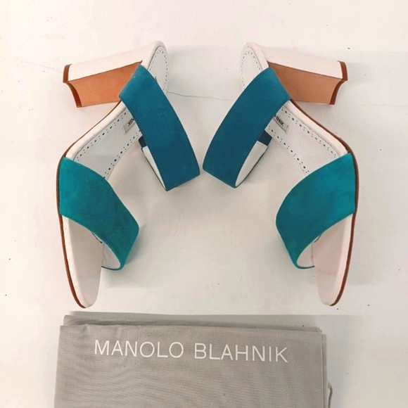 Manolo Blahnik Women's Klaiapla Shoes - EU40/US10 - Picture 6 of 13